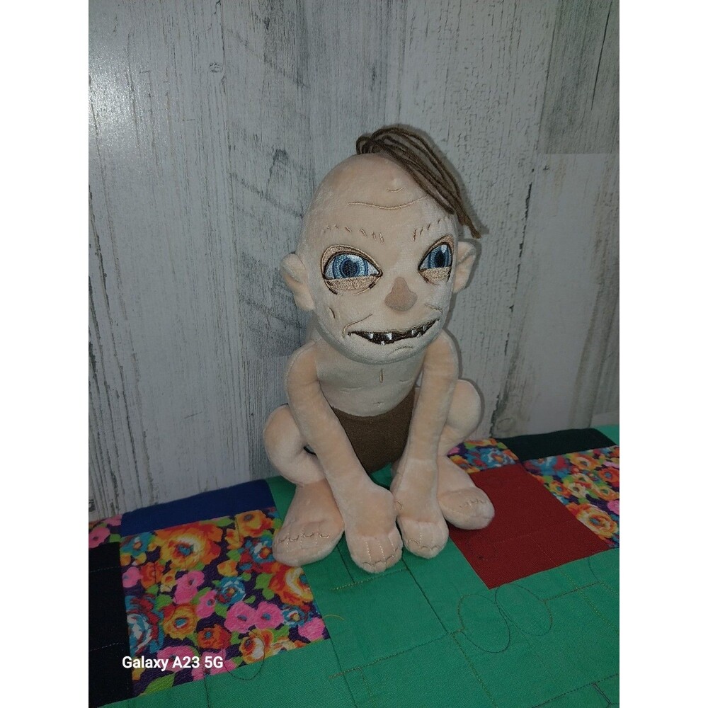 9" Gollum plush soft toy Noble Collection Lord of the Rings LOTR